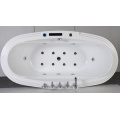 Big Size Air Massage Freestanding Netherlands Oval Shaped Bathtub